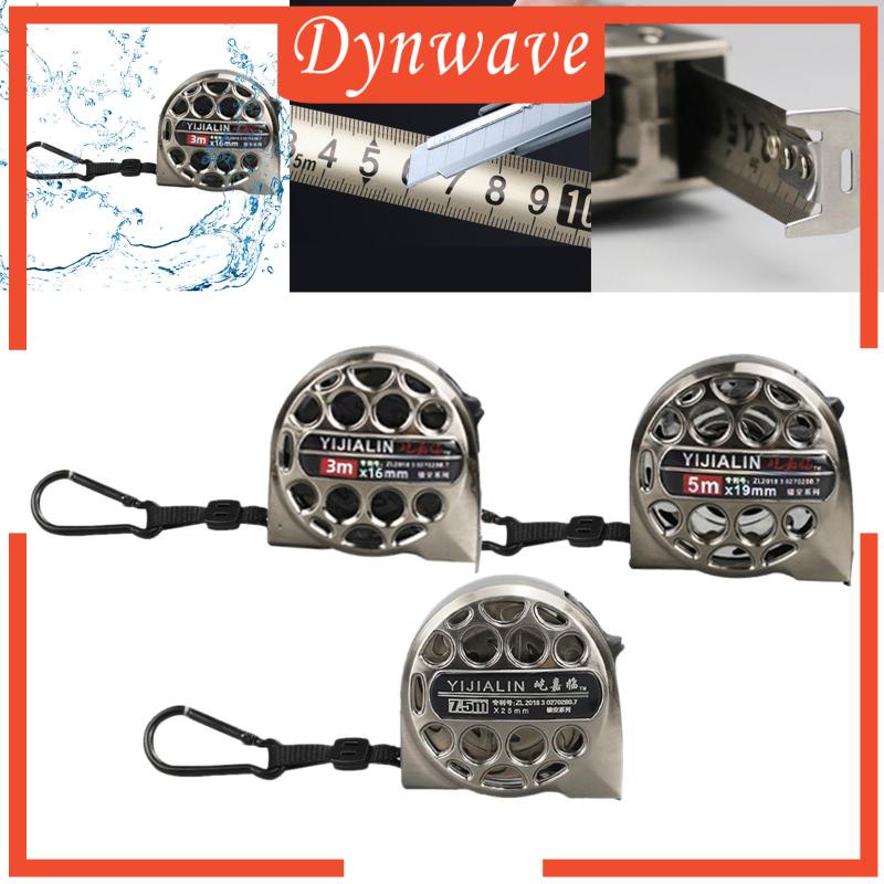 Bộ 3 Thước Dây Bằng Thép Không Gỉ Có Thể Thu Gọn Tiện Dụng