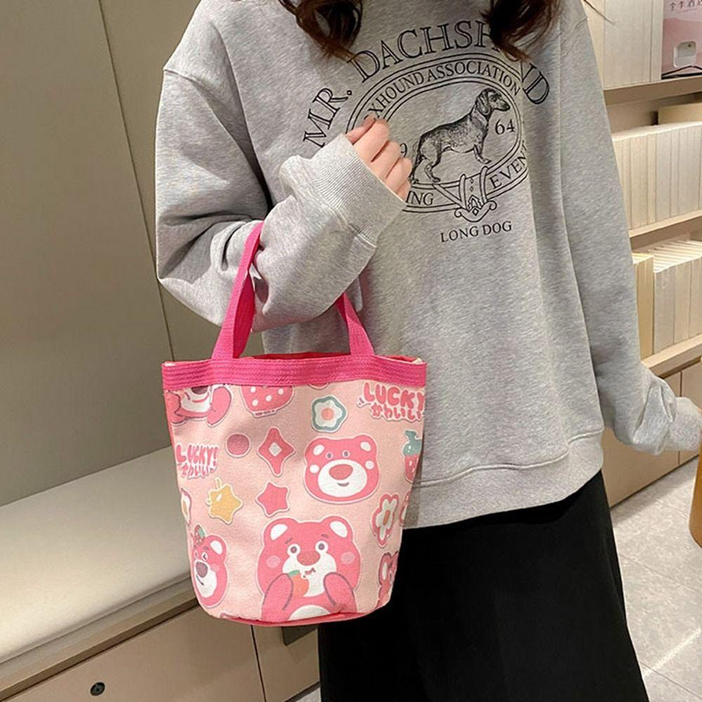 MIQUEL Túi vải In Hình Chuột Mickey Dễ Thương