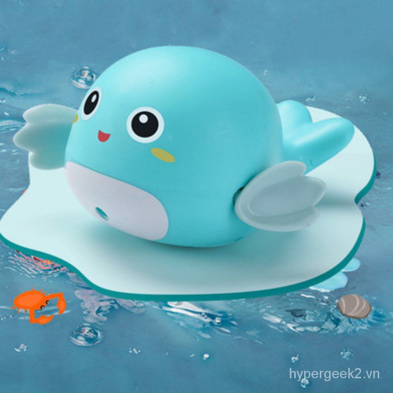 Đồ Chơi Lên Dây Cót Hình Rùa Hoạt Hình Dễ Thương Cho Bé Chơi Khi Tắm