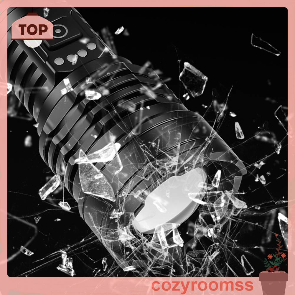 Đèn Pin Cầm Tay 2500LM LED Type-C Thiết Kế Tiện Lợi Cho Các Hoạt Động Ngoài Trời