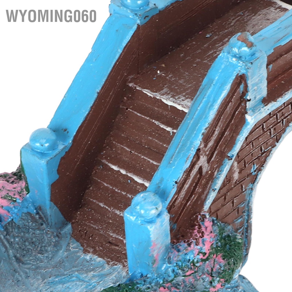 Wyoming060 Bể Cá Vòm Cầu Mô Phỏng Trang Trí Nhựa Vật Cho Cảnh Quan