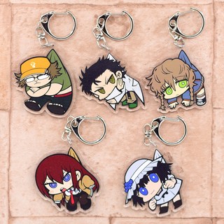 Móc Khóa Hình Nhân Vật Game Steins Gate Okabe Rintarou Makise Kurisu
