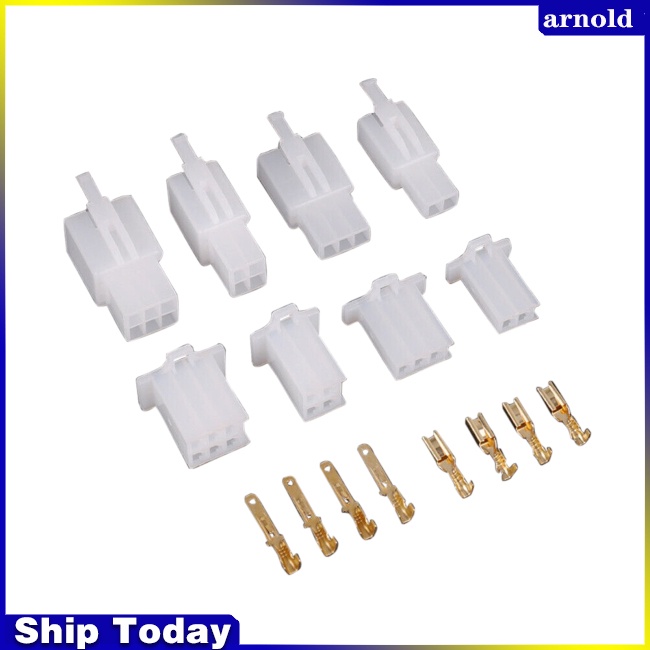 Bộ 380 Đầu Nối Dây Điện 2.8mm 2 3 4 6 Pin Chuyên Dụng Cho Xe Mô Tô