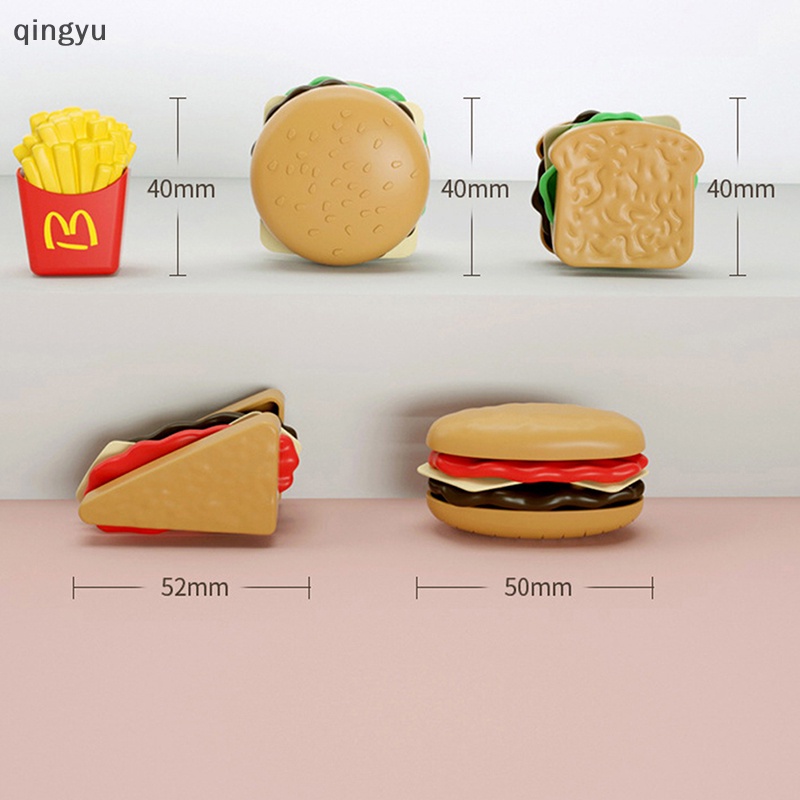 Bộ Đồ Chơi Cắt Bánh Sandwich Khoai Tây Chiên DIY Cho Bé