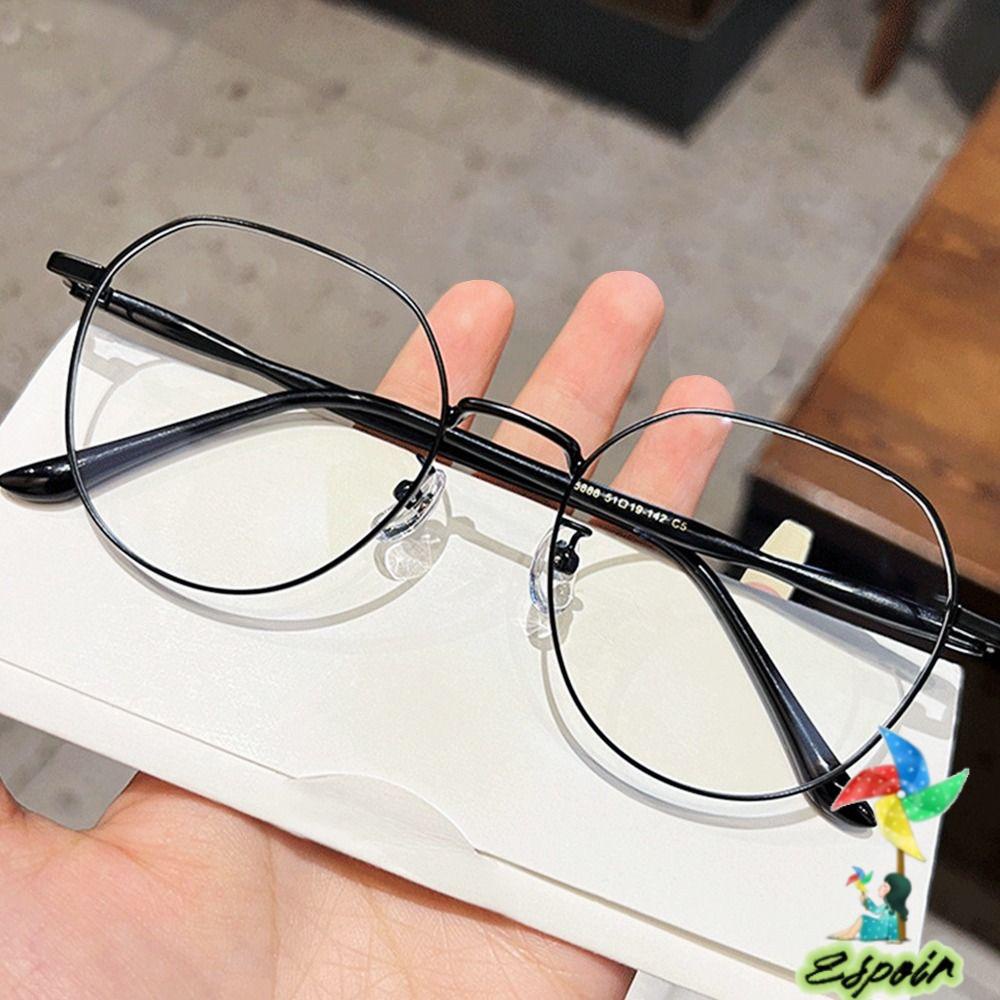 ESPO Kính Mát Gọng Kim Loại Tròn Chống Ánh Sáng Xanh Cho Cả Nam Và Nữ