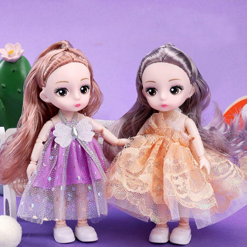 Búp Bê Daanes Mặc Đồ Dễ Thương Bằng PVC 17cm