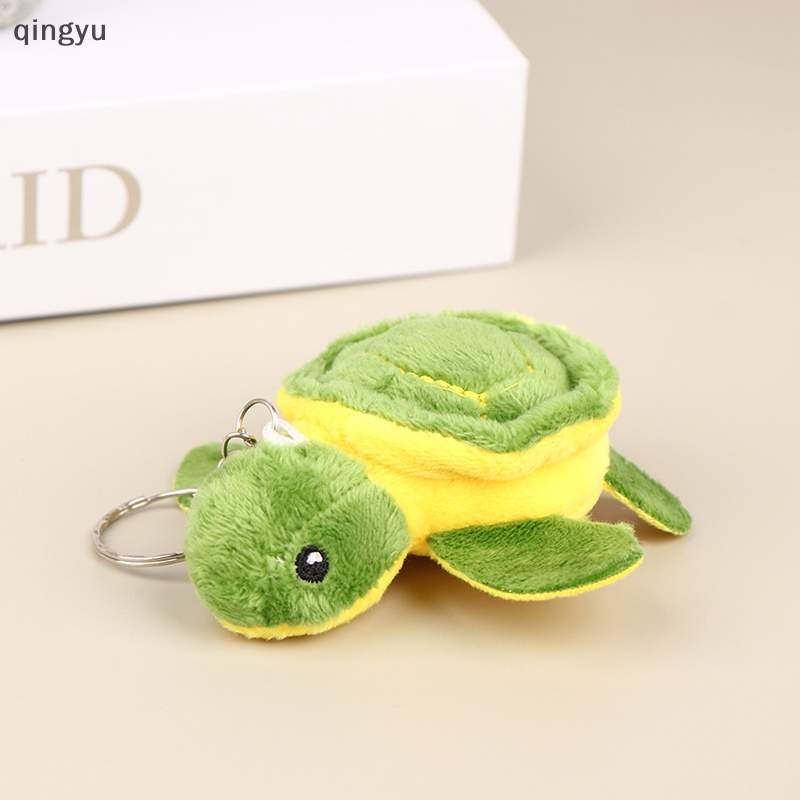 Rùa Nhồi Bông Mềm Mại 10CM Treo Móc Khóa Trang Trí Túi Xách / Quà Tặng Cho Bé