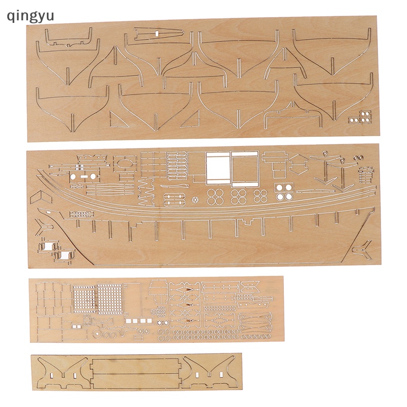 Mô Hình Thuyền Buồm DIY Bằng Gỗ Tỉ Lệ 1: 130