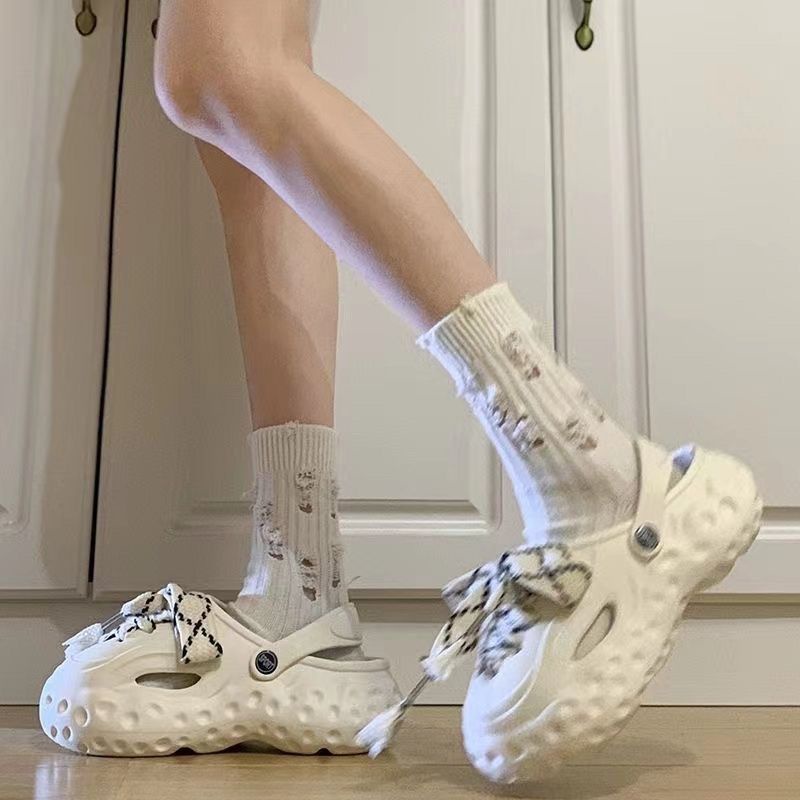 FEIJIANU dép Cross dép sandal nữ giày đi biển đáng yêu thoải mái27Z23070321