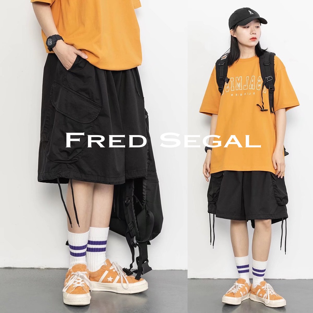 Fred Segal quần đùi nam quần ống suông quần short nam 2023 NEW FS062951