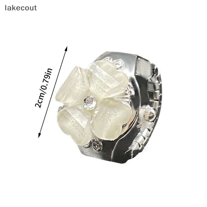 1 Nhẫn Đồng Hồ Mặt Hoa Đính Đá Thời Trang Cho Nam Và Nữ