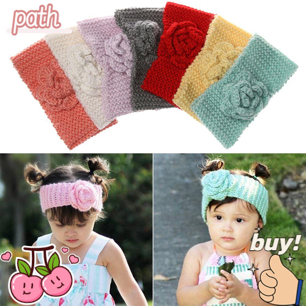 PATH Băng Đô Quấn Đầu Đính Hoa Trà Cho Bé