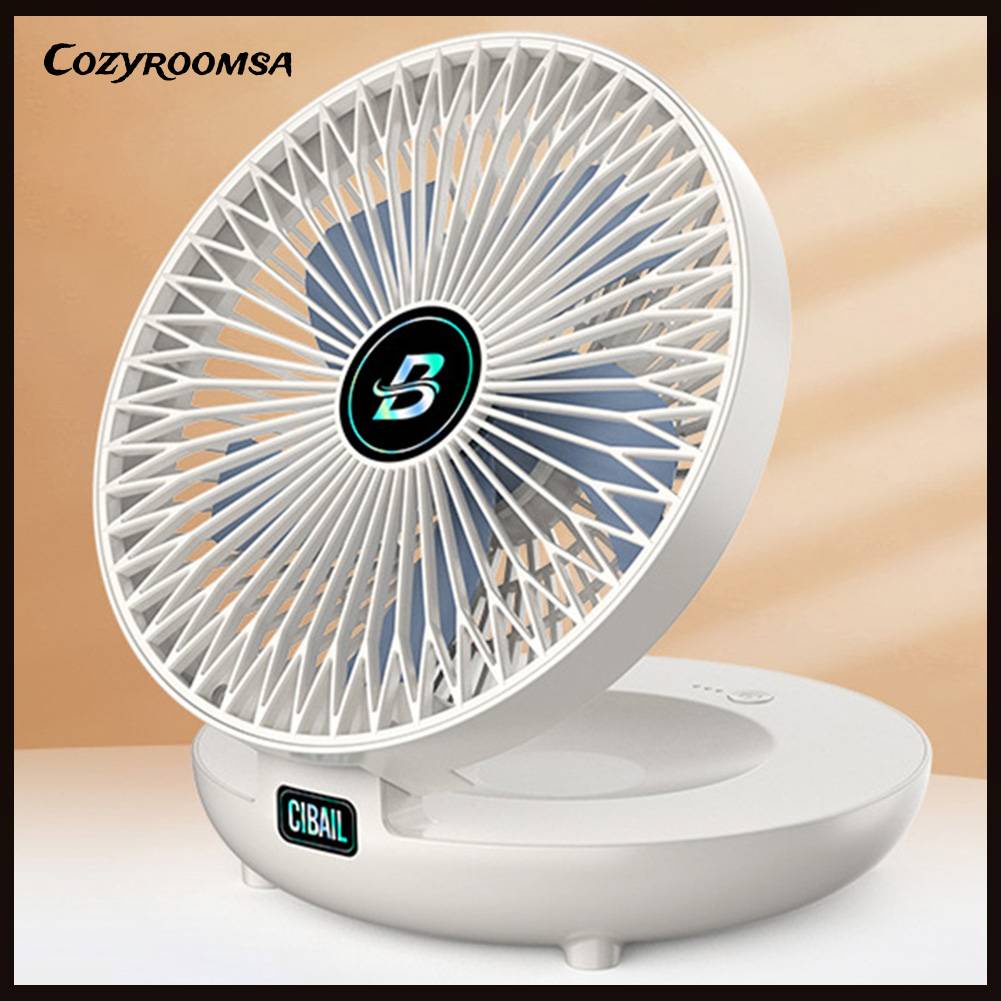 Quạt Gắn Tường 1200mAh / USB Yên Tĩnh Có Thể Sạc Lại Cho Nhà Ở / Văn Phòng