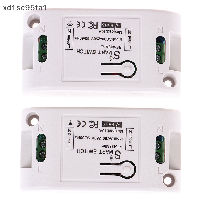 433 MHz RF chuyển đổi thông minh không dây RF Receiver hẹn giờ Relay điện thoại điều khiển từ xa mới