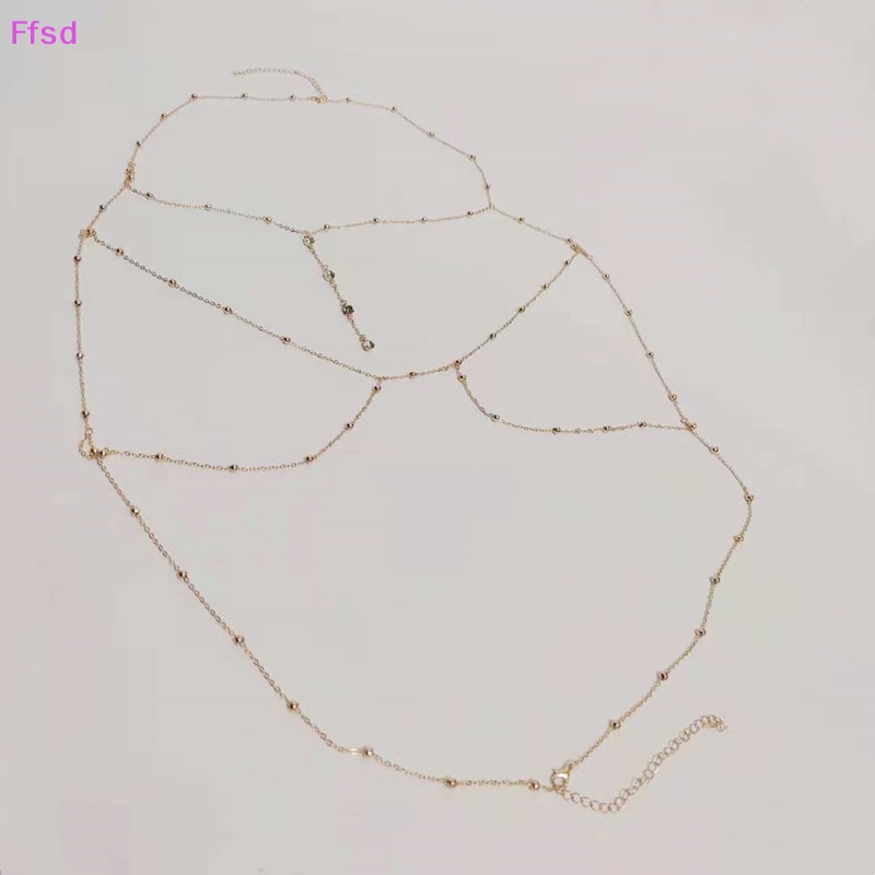 {Ffsd} Phụ Kiện Bikini Dây Xích Tua Rua Đính Đá Quyến Rũ Cho Nữ Đi Biển / Đám Cưới Bán Chạy