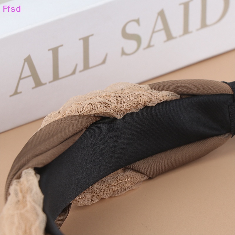 {Ffsd} Băng Đô Vải Sa Thạch Phối Ren Dành Cho Nữ Dự Tiệc Mua Sắm Phổ Biến * Bán Chạy