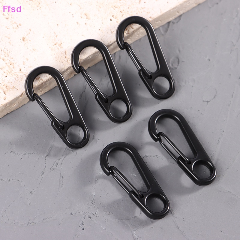 {Ffsd} Set 5 Móc Khóa Kẹp Tôm Hùm Mini Bằng Hợp Kim Dùng Đi Cắm Trại Ngoài Trời