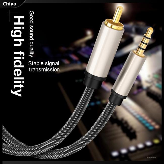 Dây Cáp Âm Thanh Đồng Trục Kỹ Thuật Số Hdtv Stereo Spdif Rca Sang 3.5mm Cho Bộ Khuếch Đại Tv