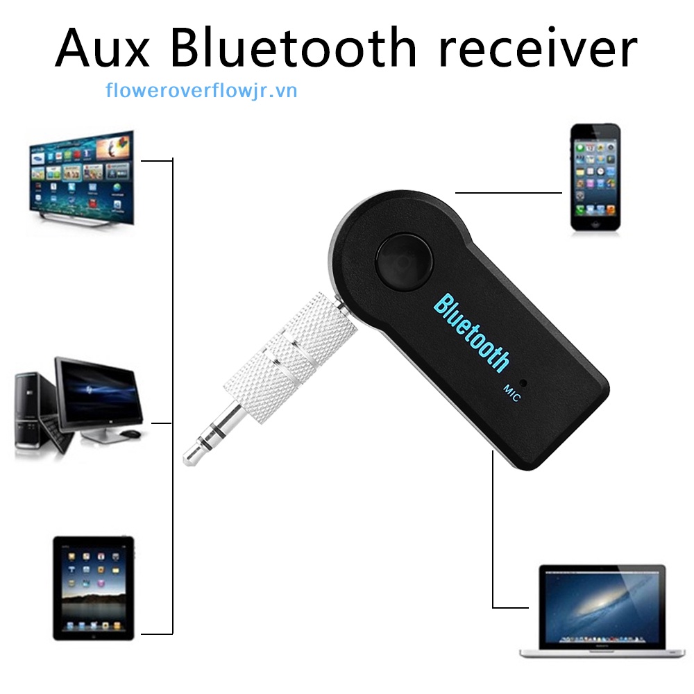 Thiết Bị Truyền Nhận Tín Hiệu Bluetooth 5.0 Jack Cắm 3.5mm Cho Xe Ô Tô