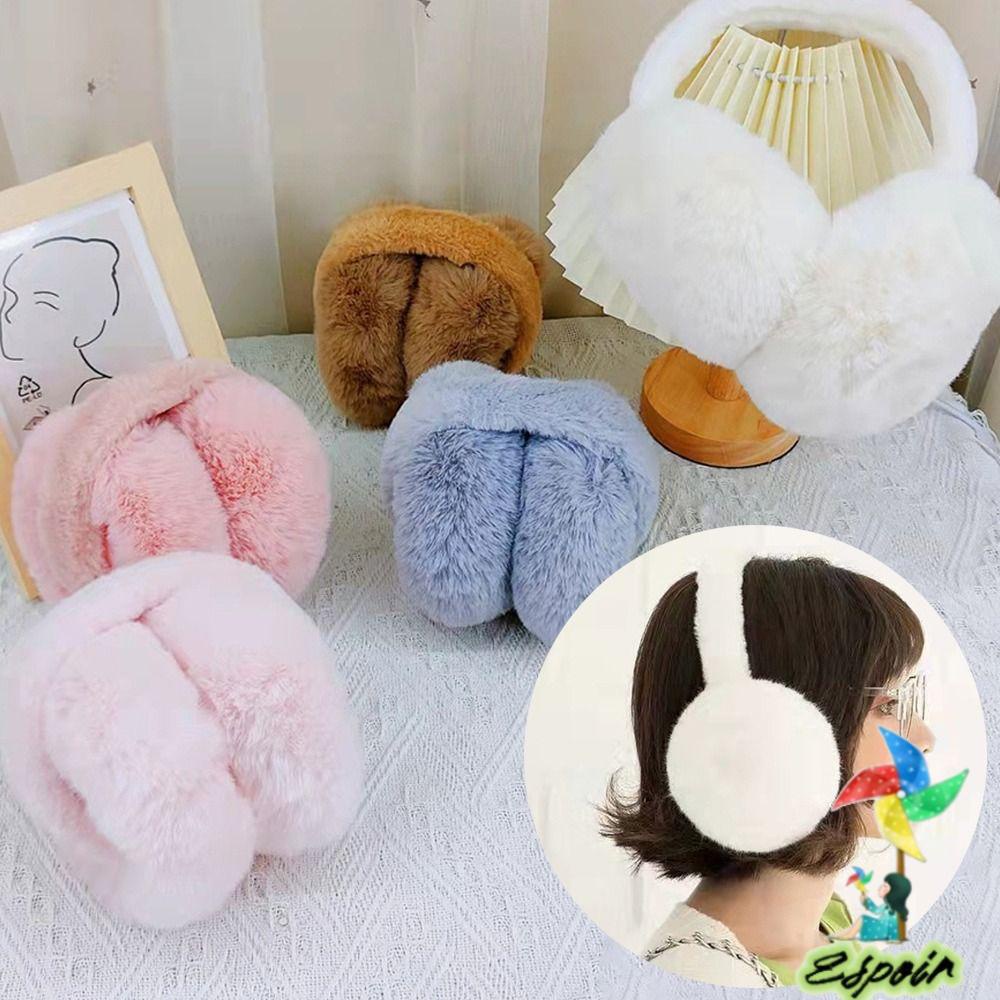 ESPO Bông Chụp Tai Bằng Lông Giả Mềm Mại Giữ Ấm Cho Nam Và Nữ