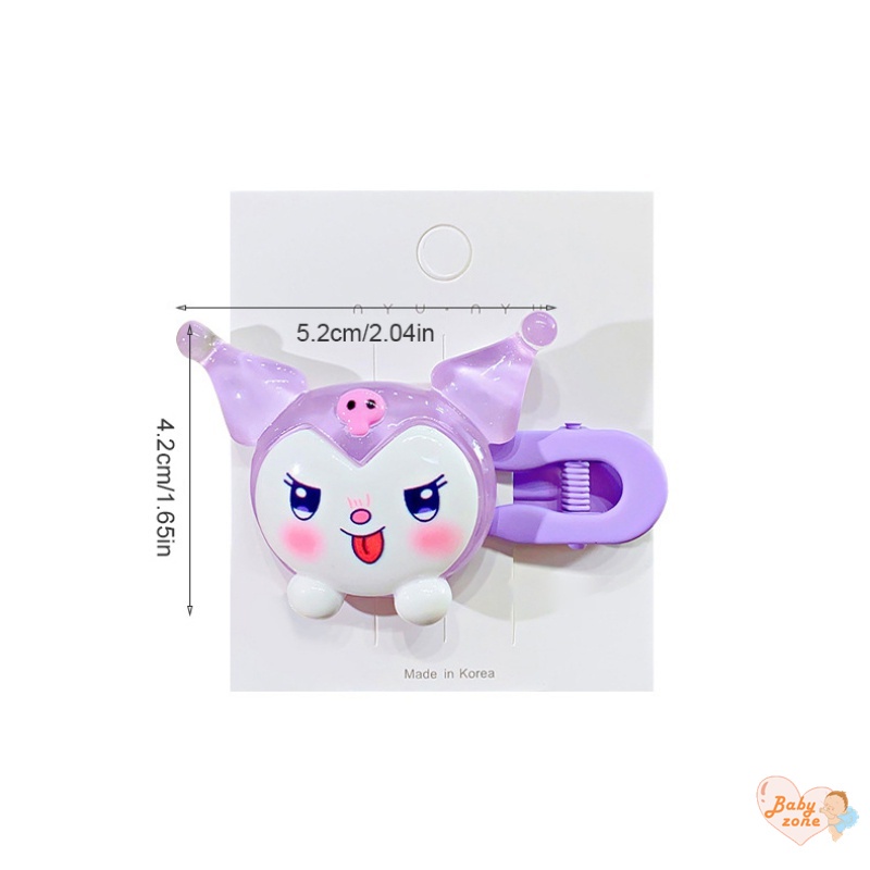 Kẹp Tóc Màu Thạch Cỡ Lớn Dễ Thương Cho Nữ