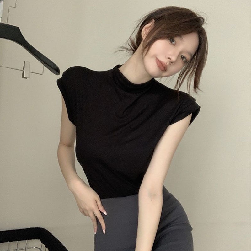 JINSHIHUI  áo croptop Áo Thun nữ baby tee Thiết kế ít eo slim hottie 2023 NEW Thời trang Phong cách Thời trang Trendy A29J0YF 36Z230909