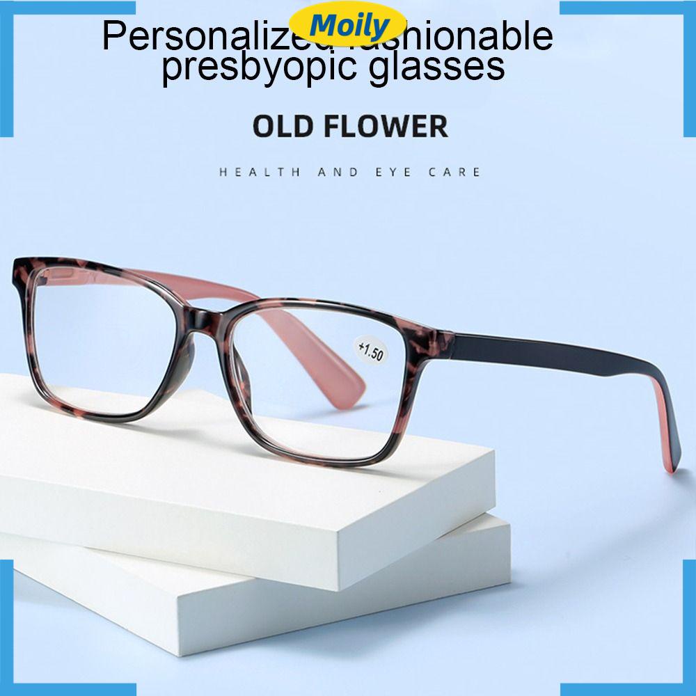 MOILYVN Kính Đọc Sách Bảo Vệ Mắt Kiểu Dáng Đơn Giản Phong Cách Cổ Điển Cho Nam Và Nữ