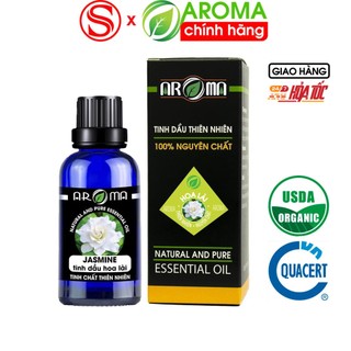 Tinh dầu Hoa lài Jasmine AROMA, tinh dầu thơm phòng thiên nhiên nguyên chất