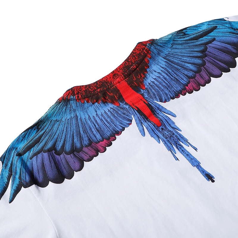 Ma-rc-lo- Belaong Áo Thun Tay Ngắn Cánh Nhiều Màu Sắc Thời Trang Xu Hướng Đường Phố Chất Lượng Cao