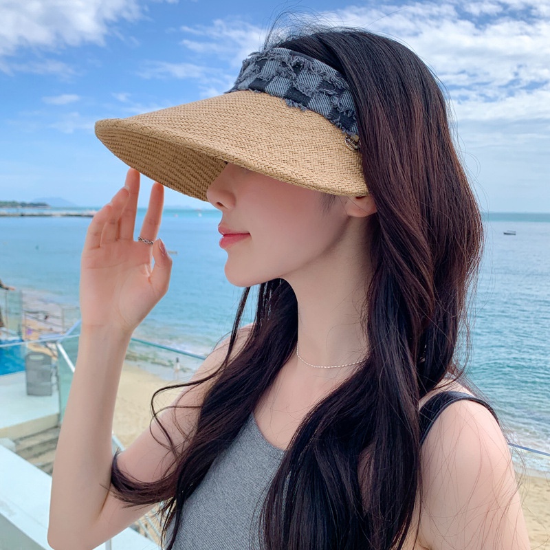 Mũ Lưỡi Trai Nửa Đầu Chống Nắng Thời Trang Hàn Quốc Cho Nữ