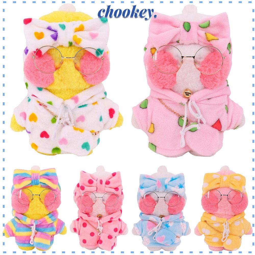 CHOOKEY Áo Hoodie Hình Vịt Dễ Thương Chất Lượng Cao 30cm Cho Búp Bê