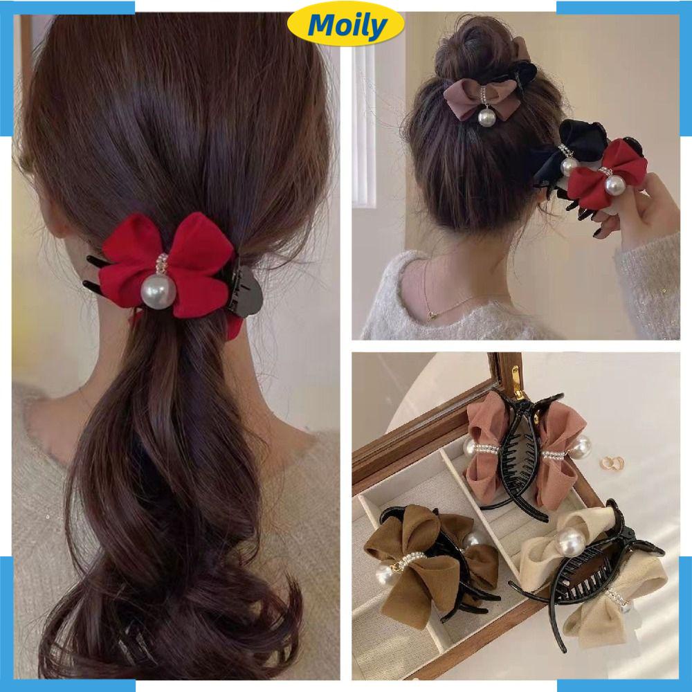 MOILYVN Kẹp TóC PhốI HìNh Cá MậP ĐíNh NgọC Trai Giả ThờI Trang Cho