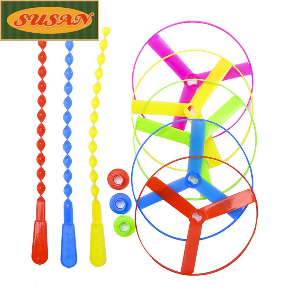 SUSANS Set 40 / 50 Đĩa Tre Chong Chóng Đồ Chơi Nhiều Màu Sắc