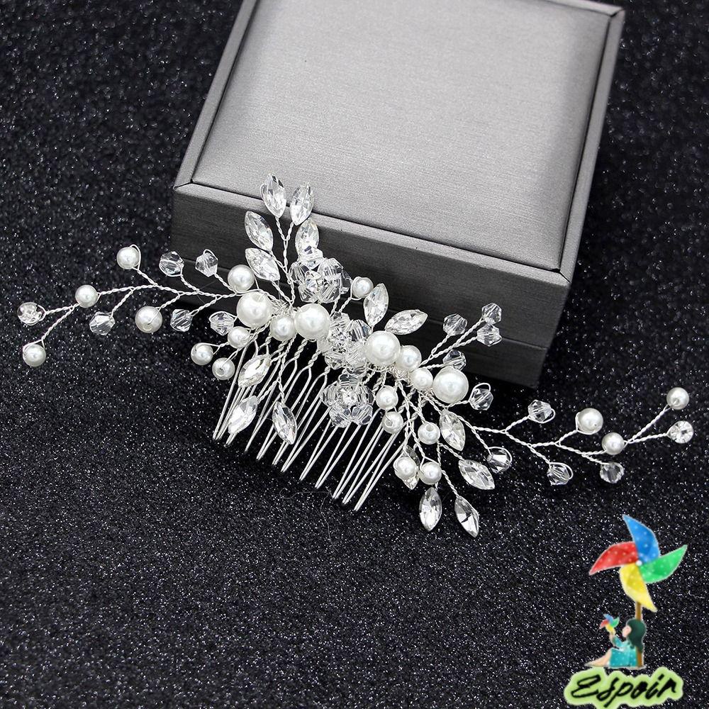 ESPO Lược Cài Tóc Hình Hoa Thời Trang Cho Cô Dâu