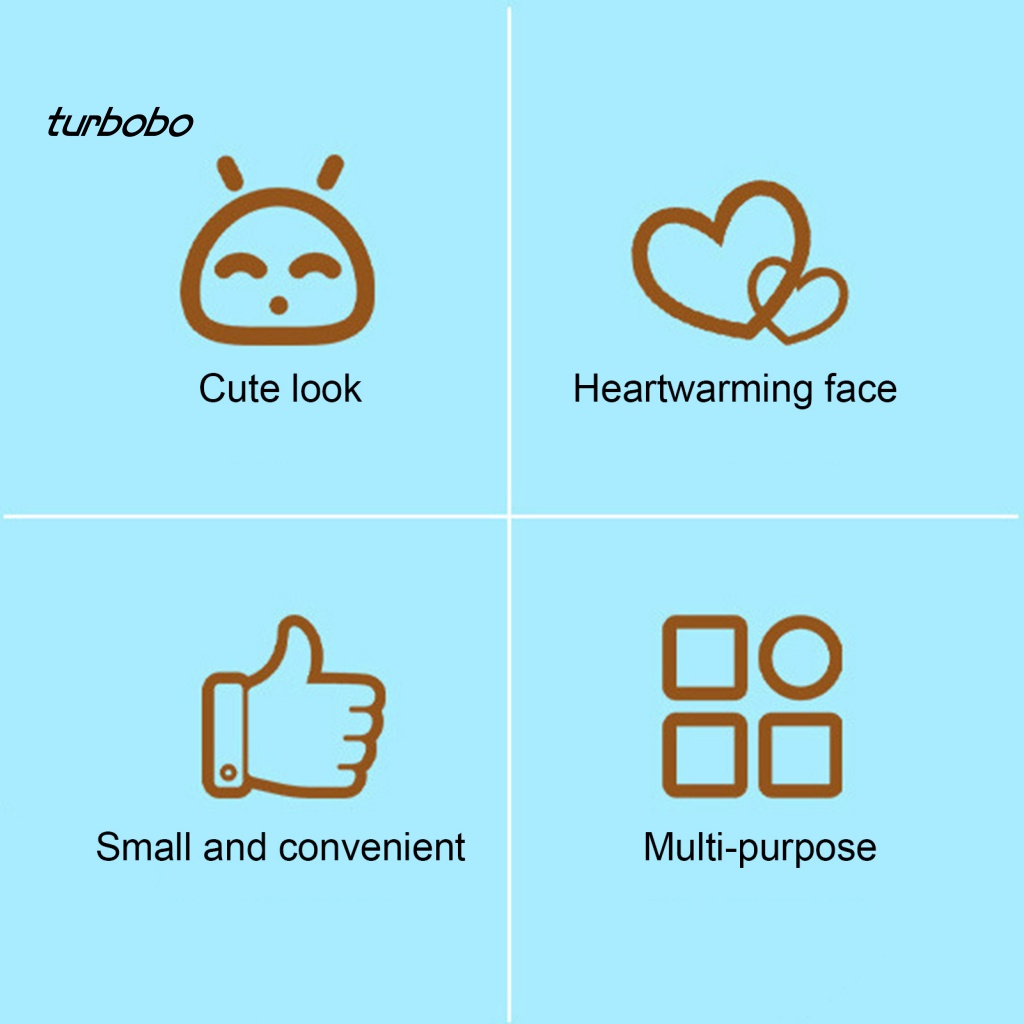 Turbobo Túi Silicone Nhỏ Gọn Linh Hoạt Đựng Dây Cáp Tai Nghe Chìa Khóa / Tiền Xu / Đồ Dùng Văn Phòng