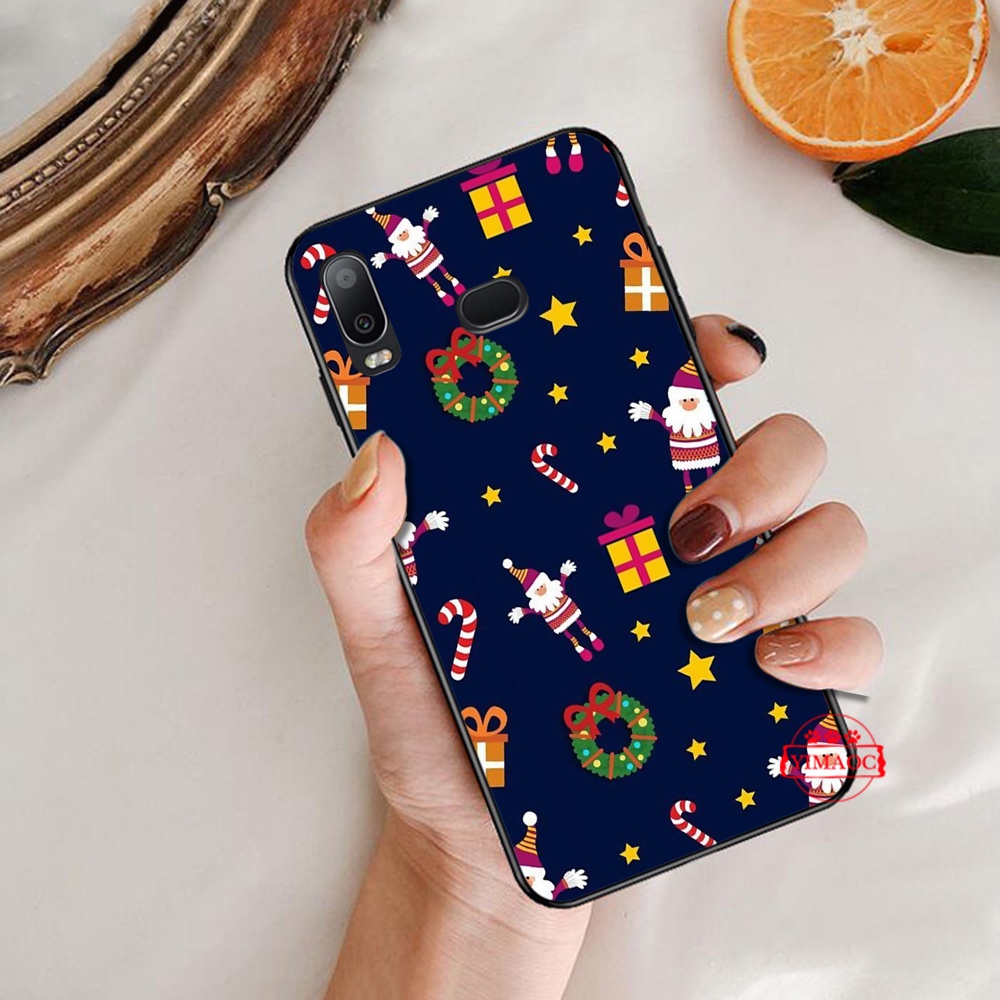 Ốp Điện Thoại Mềm Họa Tiết Giáng Sinh Màu Đỏ P273 Cho Samsung Note 10 Lite 20 Ultra S22 Plus
