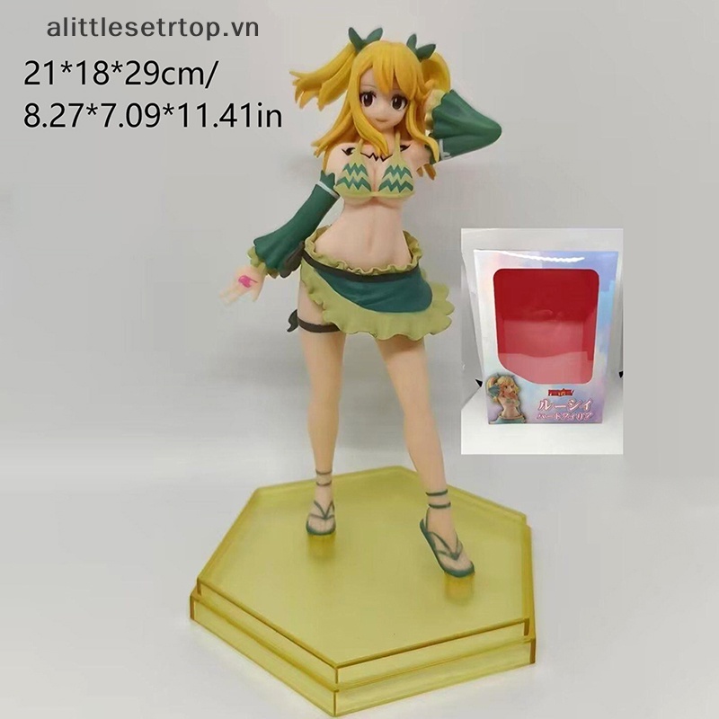 Alittlesetrtop anime hình fairy tail lucy heartfilia pvc hành động hình đồ chơi sexy mô hình búp bê.