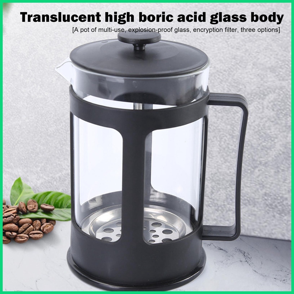 Dụng Cụ Ép Cà Phê Bằng Thủy Tinh Cách Nhiệt Đa Năng Với Tay Cầm Thoải Mái Cho Espresso Mini