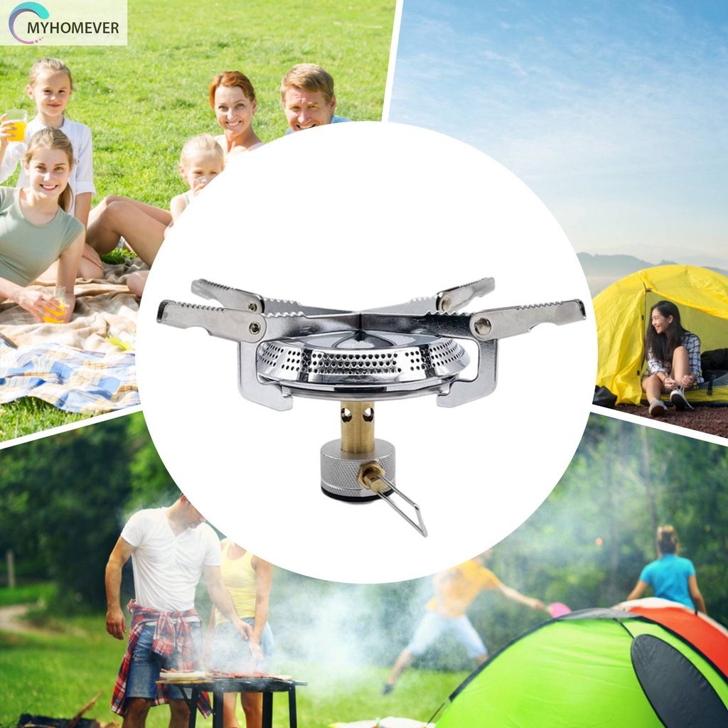 Bếp Gas Cắm Trại Một Mảnh Công Suất Cao Có Thể Gấp Gọn Tiện Dụng
