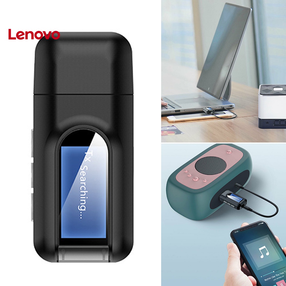 Thiết Bị Truyền Nhận Tín Hiệu Bluetooth 5.0 Không Dây 2 Trong 1 Có Màn Hình LCD