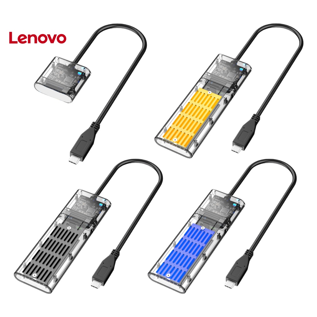 Hộp Đựng Ổ Cứng SSD Trong Suốt Tốc Độ Cao M.2 NGFF SATA Type-C Gen2 Tiện Dụng Cho Văn Phòng