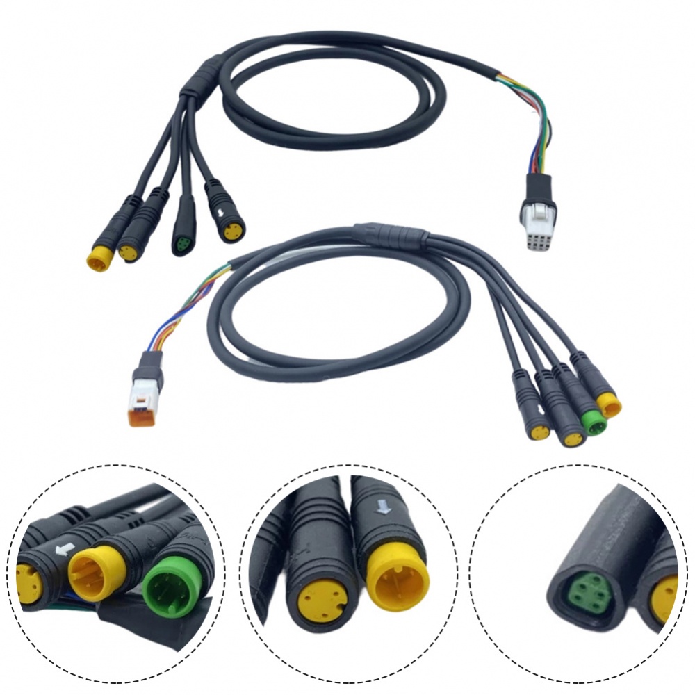 Dây Cáp Động Cơ 1T4 Cho Bafang M400 G330 G510 M620 Can / Uart Kèm 130x