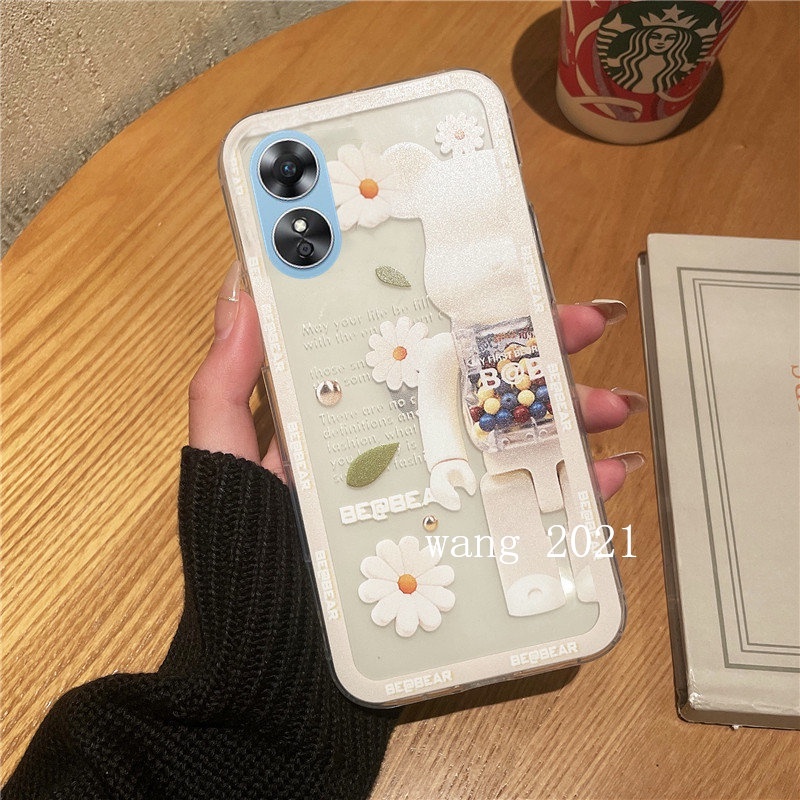 Ốp Điện Thoại Dẻo Trong Suốt Hình Gấu Dễ Thương Cho OPPO Reno10 Reno10 Pro + Plus 5G OPPO A78 4G 2023 OPPOReno10 Pro 5G