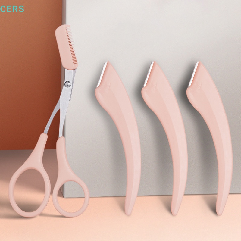 Bộ 1 / 2 / 3 Kéo Cắt Tỉa Lông Mày Cho Nữ