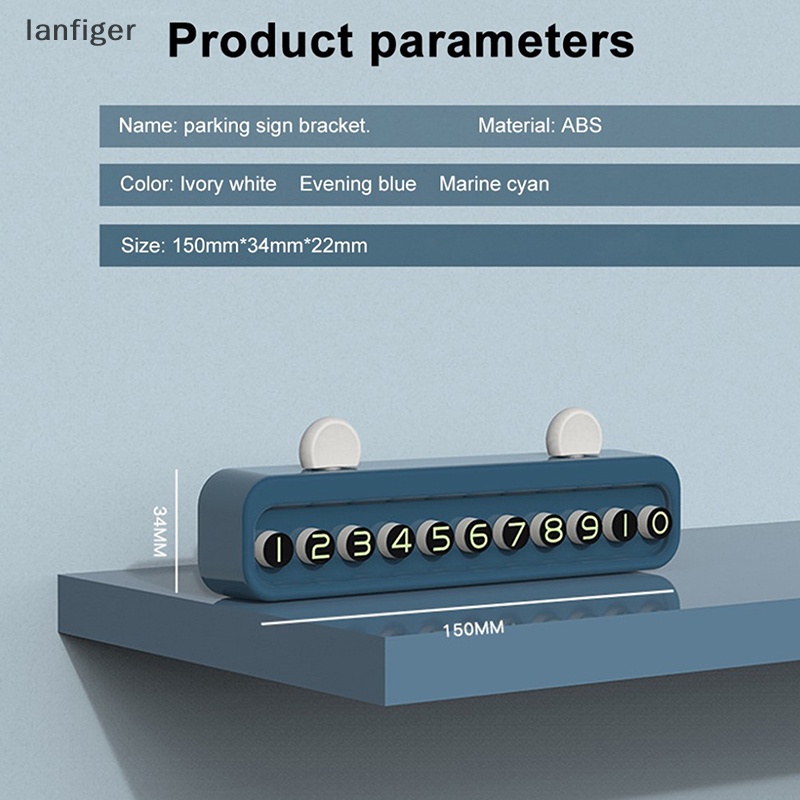 Thẻ Đậu Xe Tạm Thời Kích Thước 15x3.5cm Chất Lượng Cao