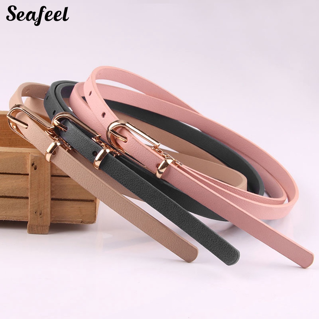 Thắt Lưng Nhiều Lỗ Khóa Hợp Kim Điều Chỉnh Được Thời Trang Cho Nữ