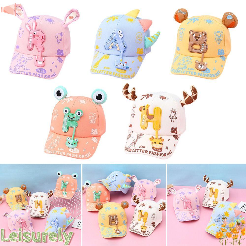 LEILY Mũ Lưỡi Trai Chống Nắng Tia UV In Họa Tiết Động Vật