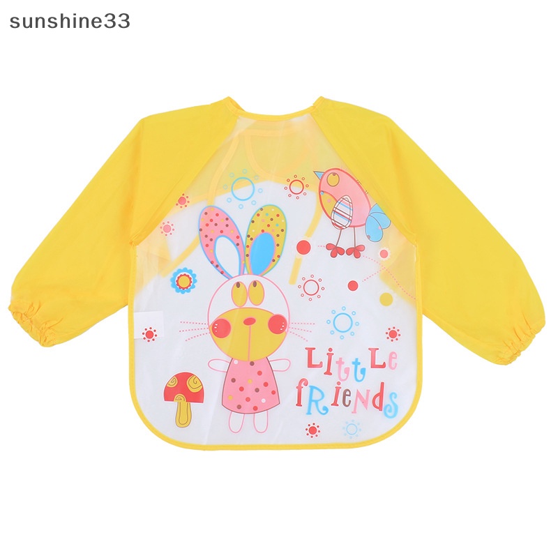 Yếm Ăn Chống Thấm Nước Thời Trang Xuân Thu Dành Cho Bé