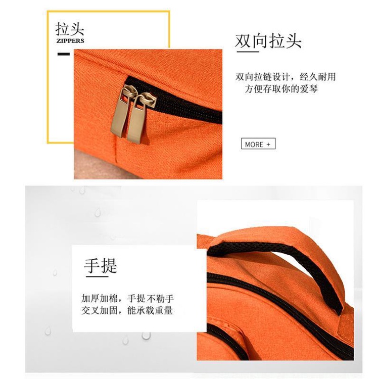 Túi Đựng Đàn Guitar 41-Inch 40-Inch Chất Liệu Cotton Dày Dặn Màu Trơn Chống Thấm Nước Tiện Dụng