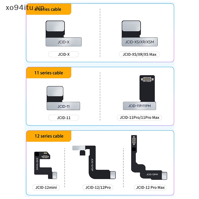 Dây Cáp Thẻ ID Sửa Chữa Cho IPhone X XR XS MAX 11 12 PRO MAX